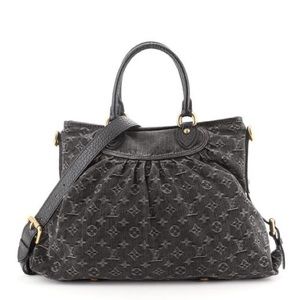 Louis Vuitton Neo Cabby Handbag Denim MM